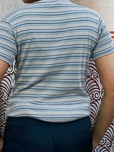 Striped Ribbed Top