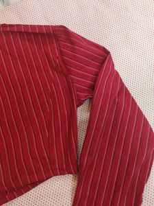 Striped Crop shirt