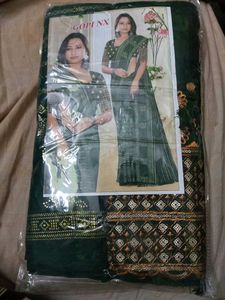 Singapore Chiffon Saree With Blouse