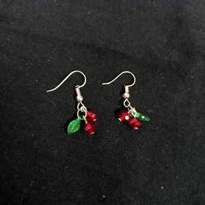 Unique Handmade Cherry Earrings