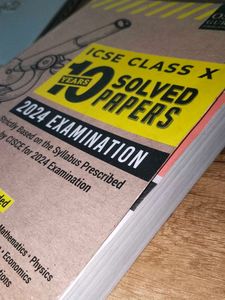 ICSE Class X 10 Years Solved Papers - Oswal