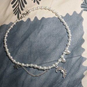 Pearl Charm Necklace