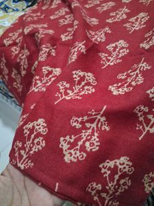 Floral Print Short Kurta/Top