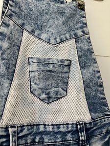 Blue Dungaree:28 Waist