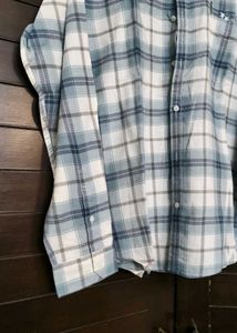 Richlook Men Mint Green Checked Shirt