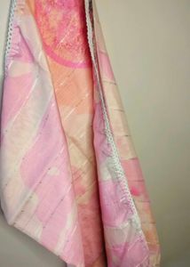Pink Floral Print Kurta Set