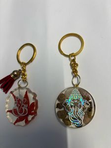 resin ganesh keychain