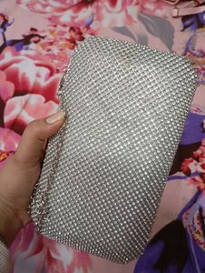 Glitter &amp; Sequined Wedding Bridal Clutch