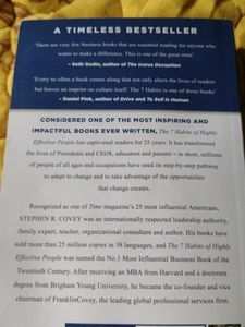 The 7 Habits of Highly Effective People