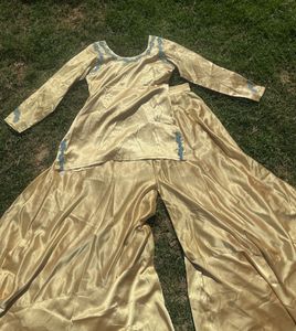 Golden Sharara Set
