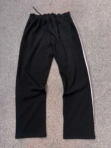 Striped Black Track Pants