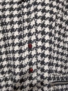 Houndstooth Oversized Jacket