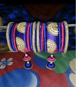 Bridal Therad Bangal Set