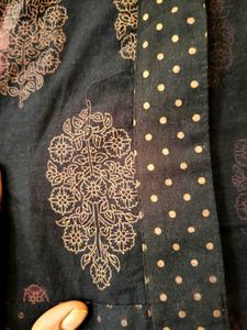 Pathani Style Black Kurta With Jacket