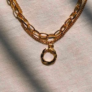 Gold Aesthetic Necklace