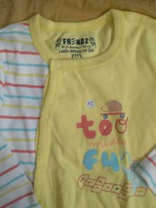 Unused Friends Baby Sleepsuit
