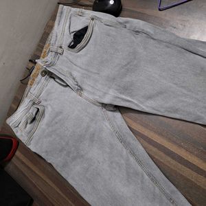Grey Denim Jeans For Mens
