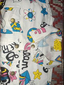 Fun Print girl's Denim Jacket