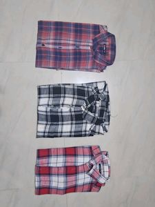 3 Plaid Shirts Bundle