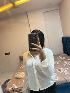 White Button-Down Shirt