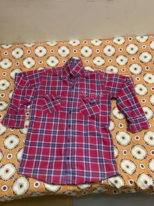 Red Checked Beckly Semi-formal Shirt