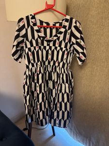 Geometric Print Dress