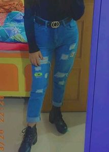 Hight Waist Denim Jeans | Designer And Stylish