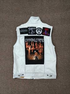 Custom Patched Denim Vest