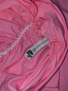 🎀 ✨ Newme Pink Tie Strap backless Dress