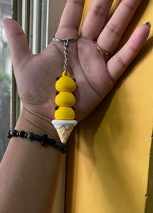 Set Of 4 Funky Cute Keychains
