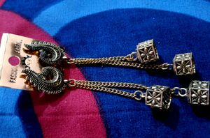 Dangle Cube Earrings