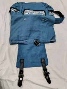 Blue Canvas Backpack