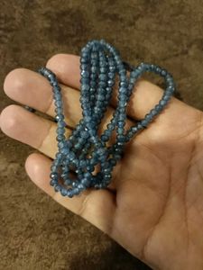 Blue Sapphire Beaded Strand
