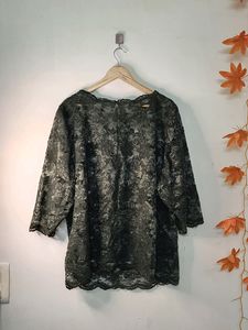 Plus Size Transperant Tops