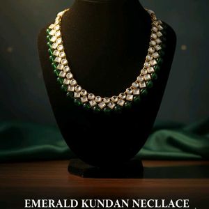New Green Kundan Necklace