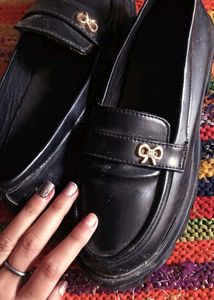 Women Chunky Loafers in Heels