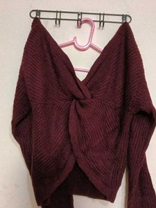 Burgundy  Sweater