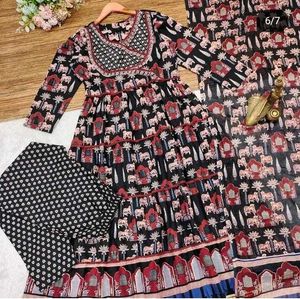 Frock Suit With Dupatta