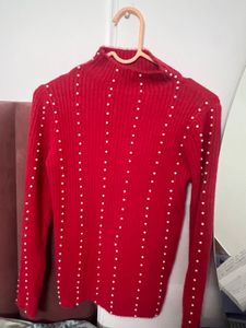 Stylish Red Sweater