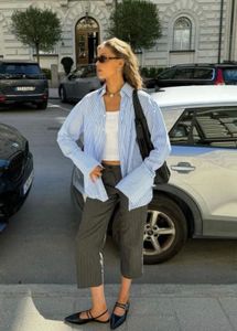 Striped capri pants ❤️