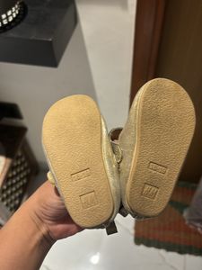Party Wear Golden booties for baby girl