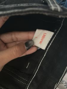 Black Wide Leg Utility Pants