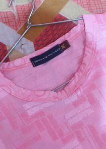 Pink Casual Tshirt TOMMY HILFIGER