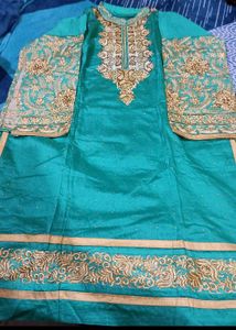 Heavy Work Party Wear Unstitched Dress Material