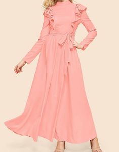Pink Maxi Dress One Piece