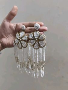 Diy Beaded Flower Earrings