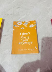 I Don't Love You Anymore by Rithvik Singh