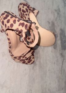 Animal Print Heels New