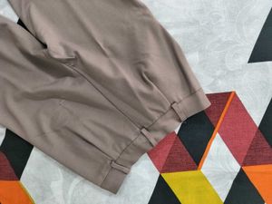Brown Straight Leg Pants