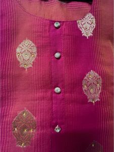 Pink &amp; Gold Kurti
